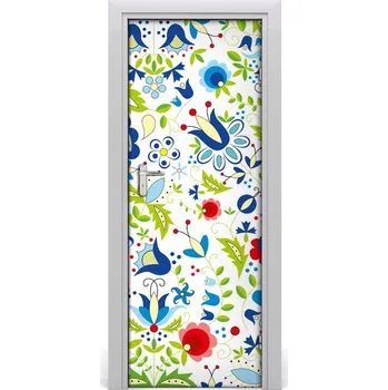 Fototapeta Samolepící fototapeta na dveře etnický vzor 85x205 cm