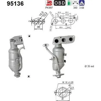 Katalyzátor Katalyzátor AS 95136