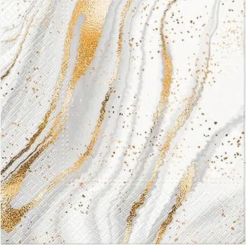 Papírový ubrousek Papírové ubrousky GOLDED MARBLE 20 ks