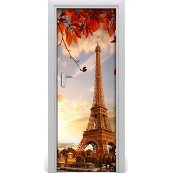 Fototapeta Fototapeta samolepící na dveře Eiffelova věž 85x205 cm