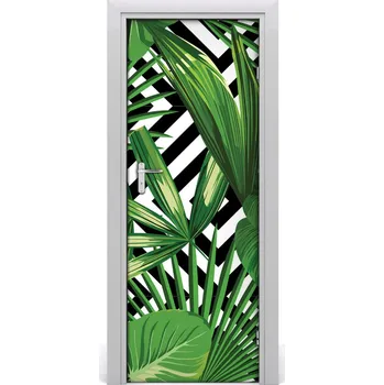Fototapeta Samolepící fototapeta na dveře tropické listí 85x205 cm