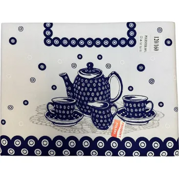 Prostěradlo Obrus, ubrus 120 x 160 cm Hodí se k keramice Bolesławiec