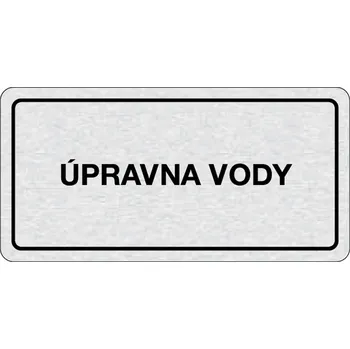 Domovní cedule B2B Partner Nalepovací cedulka na dveře - Úpravna vody