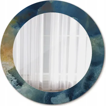 Zrcadlo Kulaté Zrcadlo do Koupelny Mramor onyx 60 cm