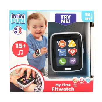 Hračka pro nejmenší Infini Fun Moje první hodinky bílé