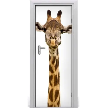 Fototapeta Samolepící fototapeta na dveře Žirafa 85x205 cm