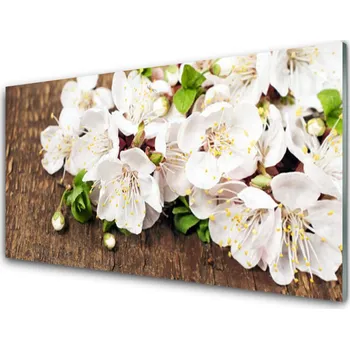 Obraz Obraz na skle Květiny Rostlina Příroda 140x70 cm 2 Přívěsky