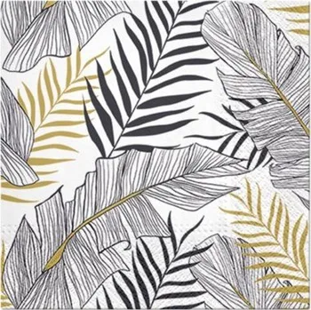 Papírový ubrousek Ubrousky EXOTIC LEAVES 20ks