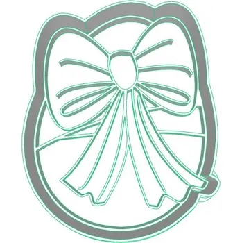 Vykrajovátko Vajíčko s mašlí - dvoudílné vykrajovátko