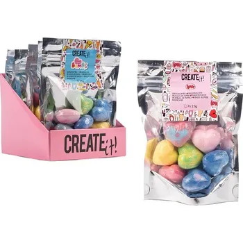 bomba do koupele Šumivé bomby do koupele srdíčka 7 ks