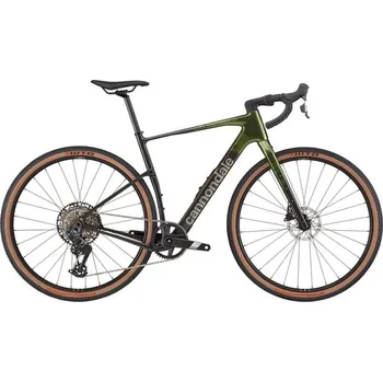 Jízdní kolo CANNONDALE Gravel kolo CANNONDALE TOPSTONE CARBON 2 AXS 1X, zeleno-černý - 54 cm