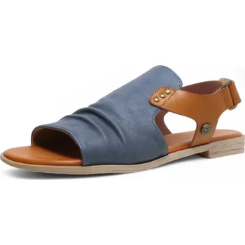 Dámské sandále DÁMSKÉ SANDÁLY MUSTANG 1388-808-8 MODRÁ Barva: MODRÁ, Velikost: 39