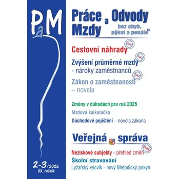Kniha PaM č. 2-3 / 2025 - Cestovní náhrady 2025 [E-kniha] - Poradce (2025)