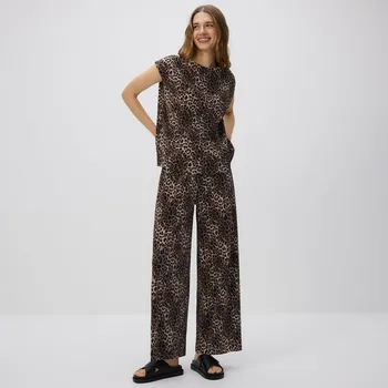 Dámské kalhoty Reserved - Kalhoty se zvířecím vzorem - vícebarevná - 8729B-MLC - 8729B-MLC-S