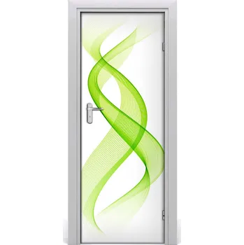 Fototapeta Samolepící fototapeta na dveře Barevné vlny 85x205 cm