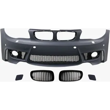 Nárazník JOM přední nárazník BMW 1 E81 / E82 / E87 / E88 (04-11) s otvory pro PDC a ostřikovače - M-look