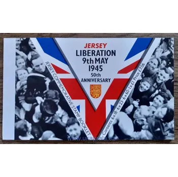 Poštovní známka JERSEY ** známkový sešitek MH8, 50. výr. osvobození, r. 1995