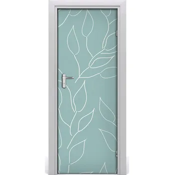 Fototapeta Samolepící fototapeta na dveře listí 75x205 cm