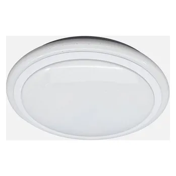 Bílé LED RGB stropní svítidlo s dálkovým ovládáním ARESO 41 cm