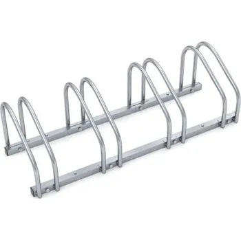 stojan na kolo Stojan na 4 kola 108214 120 x 32 x 27 cm stříbrný