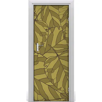 Fototapeta Samolepící fototapeta na dveře listí 75x205 cm