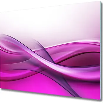 Kuchyňské prkénko Skleněná krájecí deska Vlny pozadí 60x52 cm