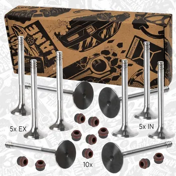 Rozvod motoru Sada ventilů, sací/výfukový ventil ET ENGINETEAM VS0003