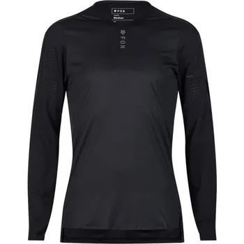 cyklistický dres Fox Racing Pánský dres s dlouhým rukávem Flexair Pro Long Sleeve Jersey, Black - L