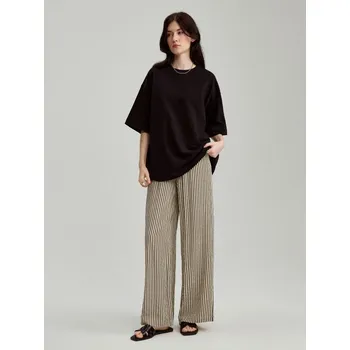 Dámské kalhoty Kalhoty s širokými nohavicemi - XS - House - černá - 354EQ-99X