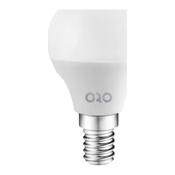 Žárovka LED žárovka E14 5 W studená ORO-E14-G45-TOTO-5W-CW