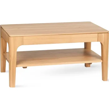 Konferenční stolek PONTE dub konferenční – celodřevěný konferenční stůl - dub , 110 × 60 cm , Bez rozkladu , Bez police