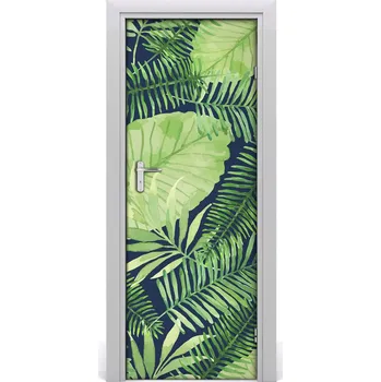 Fototapeta Samolepící fototapeta na dveře tropické listí 95x205 cm