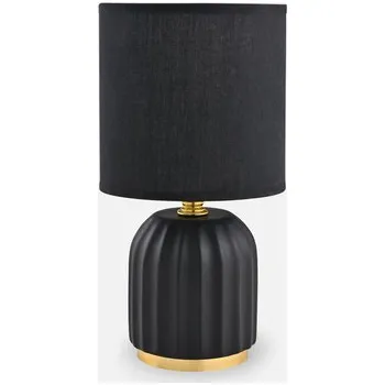 Lampička Černá noční lampička 26,5 cm