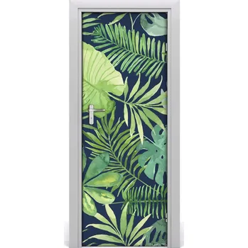 Fototapeta Samolepící fototapeta na dveře tropické listí 95x205 cm