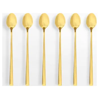 Příbor Lžičky na latté COMO GOLD, 6 kusů