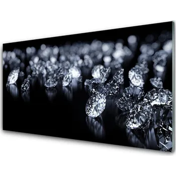 Obraz Obraz na skle Diamanty Umění 100x50 cm 2 Přívěsky