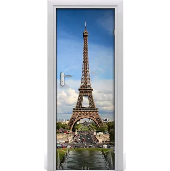 Fototapeta Fototapeta samolepící na dveře Eiffelova věž 85x205 cm