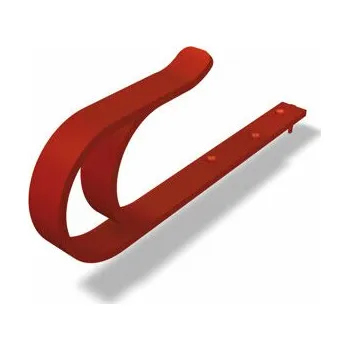 PREFA Zajištění proti pádu osob Bezpečnostní hák EN517B P.10 Tmavě červená