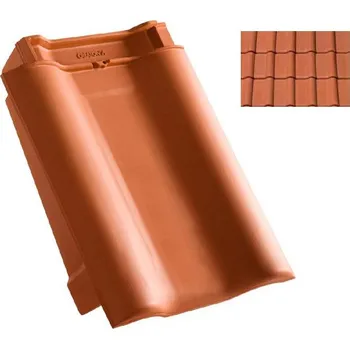 pálená krytina CREATON Balance LENTI Okrajová taška levá Červená engoba