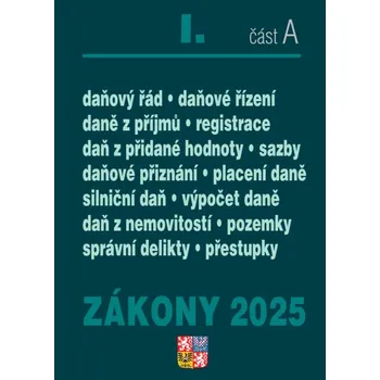 Kniha Zákony I. A / 2025 - Daňové zákony