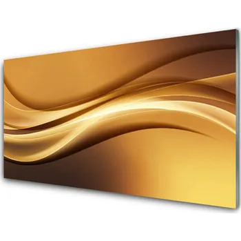 Obraz Obraz na skle Abstrakce Vlny Art Umění 100x50 cm 2 Přívěsky