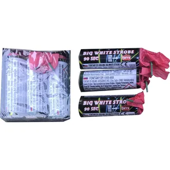 Zábavní pyrotechnika FONTÁNY BIG WHITE STROBE 90s - 3ks 60/3