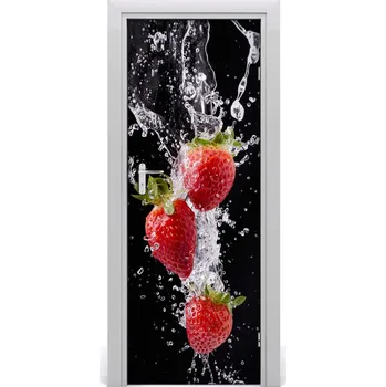 Fototapeta Fototapeta na dveře samolepící jahody 85x205 cm
