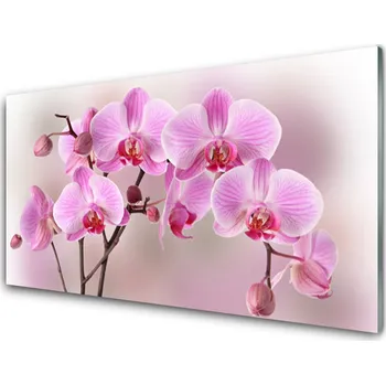 Obraz Obraz na skle Květiny Rostlina Příroda 125x50 cm 4 Přívěsky