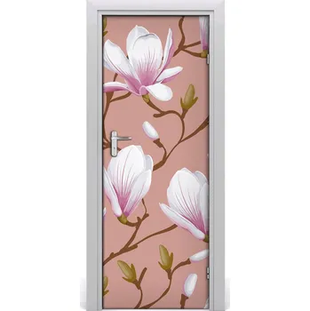 Fototapeta Samolepící fototapeta na dveře magnolie 85x205 cm