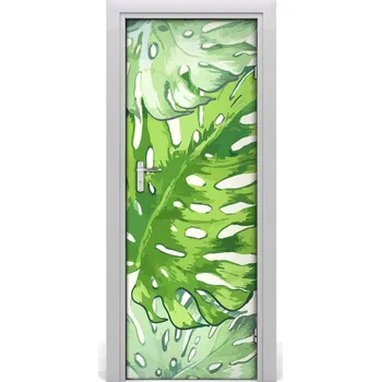 Fototapeta Samolepící fototapeta na dveře tropické listí 85x205 cm
