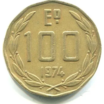 CHILE. 100 escudos 1974.
