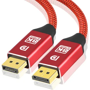 Video kabel Kabel DisplayPort Reagle 3 m 1.4 8K@60Hz 4K@144Hz nylonový oplet