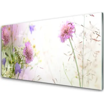Obraz Obraz na skle Květiny Rostlina Příroda 120x60 cm 2 Přívěsky
