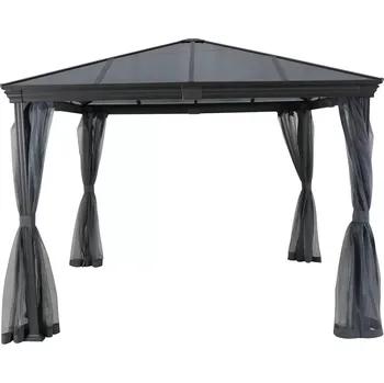 Pergola Sunfun Reo Stanová pergola, půdorysný rozměr: 3 × 3 m, výška: 2,7 m, černá, antracit GFA00719A